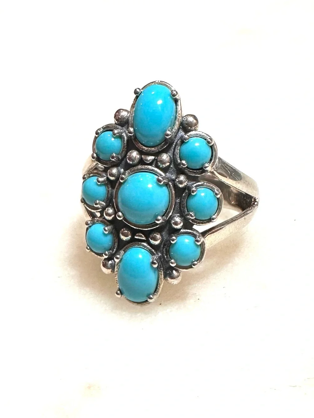 Carolyn Pollack ~ American West Sterling Silver Sleeping Beauty Turquoise Ring